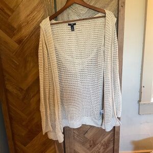 LOFT Soft Dream Cream Spring Cardigan